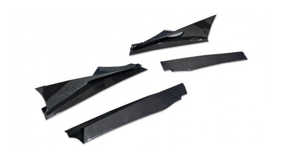 McLaren 720 Side Panels Set Visible Carbon