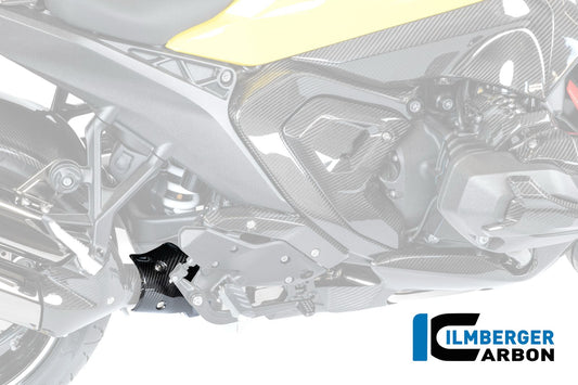 Innerer Auspuffhitzschutz unten Carbon glänzend BMW R 1300 RS