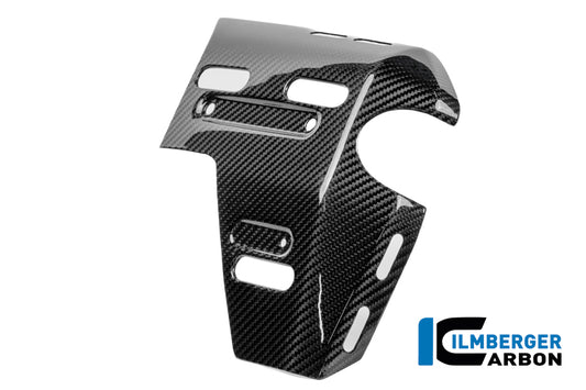 Right radiator cover with holes for luggage rack Glossy carbon R 1300 GS Adventure