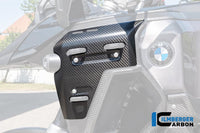 Water radiator cover left with holes for the case holder carbon matte R 1300 GS Adventure