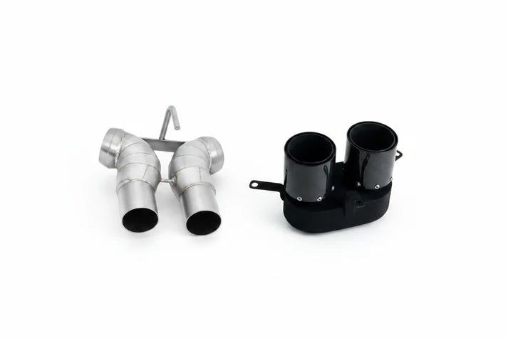 Ferrari 296 Tailpipes Carbon Glossy (Pair)