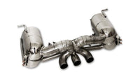 Ferrari 458 power optimized exhaust system without flap-regulation, INCONEL
