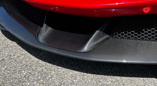 Ferrari SF90 Front Bumper Center Part - Carbon - without front camera