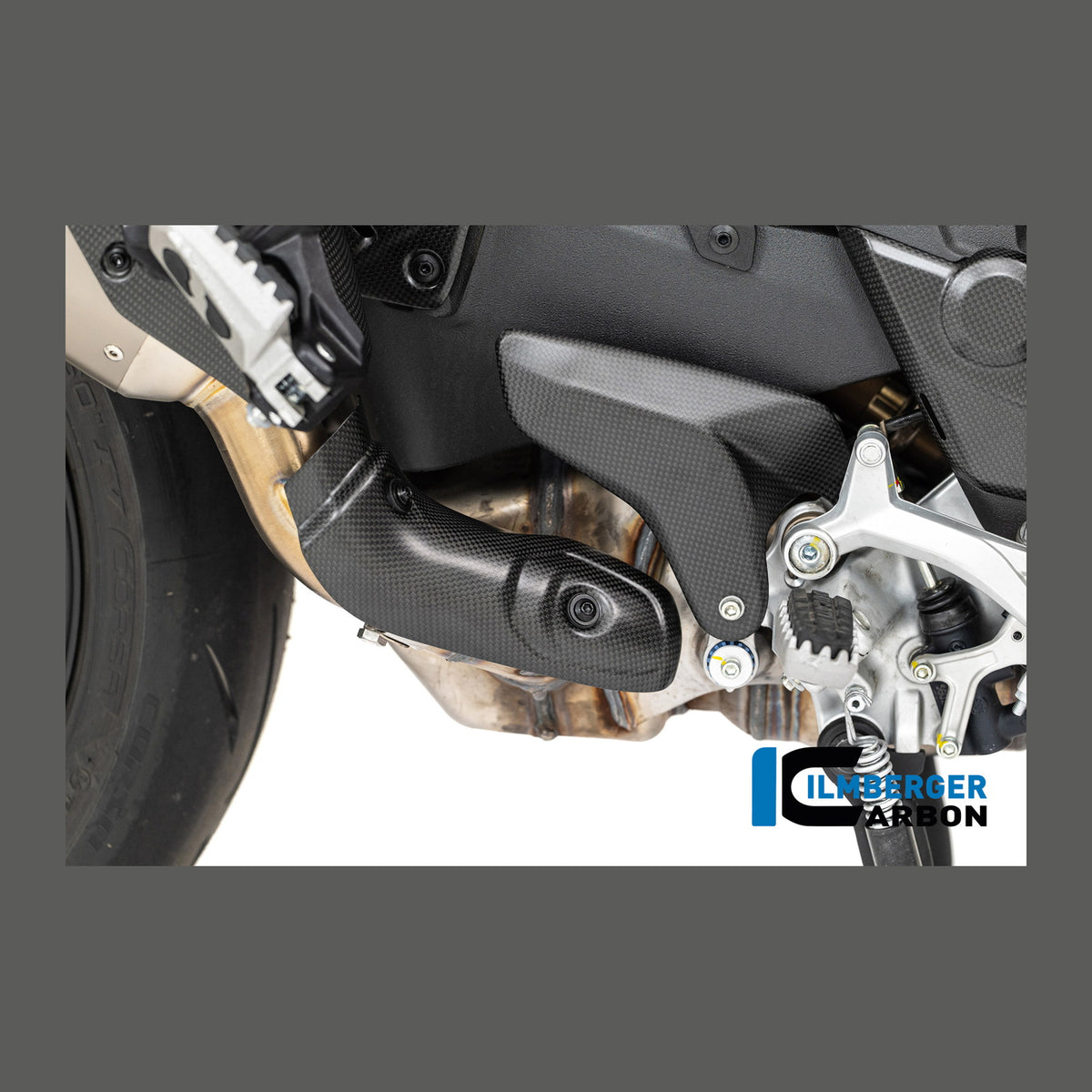 Exhaust heat shield on manifold Ducati Multistrada V4 2025