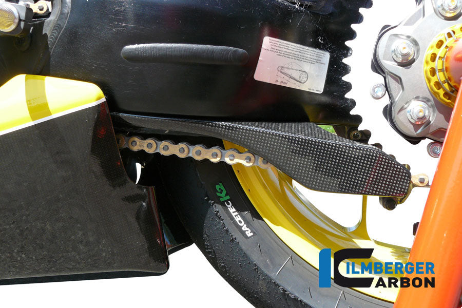 Chain guard on the swingarm Ducati 848 S