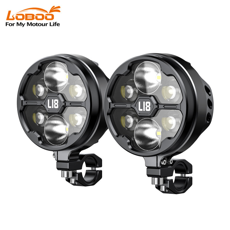 L18S High&Low Beam Auxiliary Light (Black)