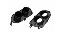 Ferrari Amalfi Tailpipes stainless steel with mesh inserts (2 pieces)