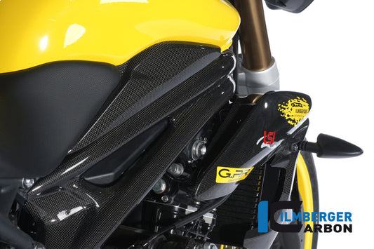 Side cover above the radiator right carbon