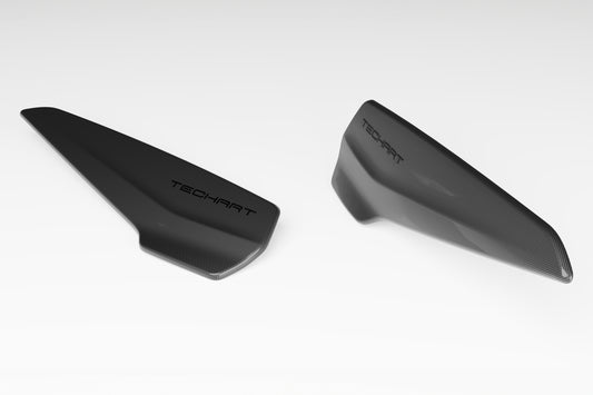 Porsche 9YA Cayenne Coupe from model year 2018 Roof Spoiler End Plates