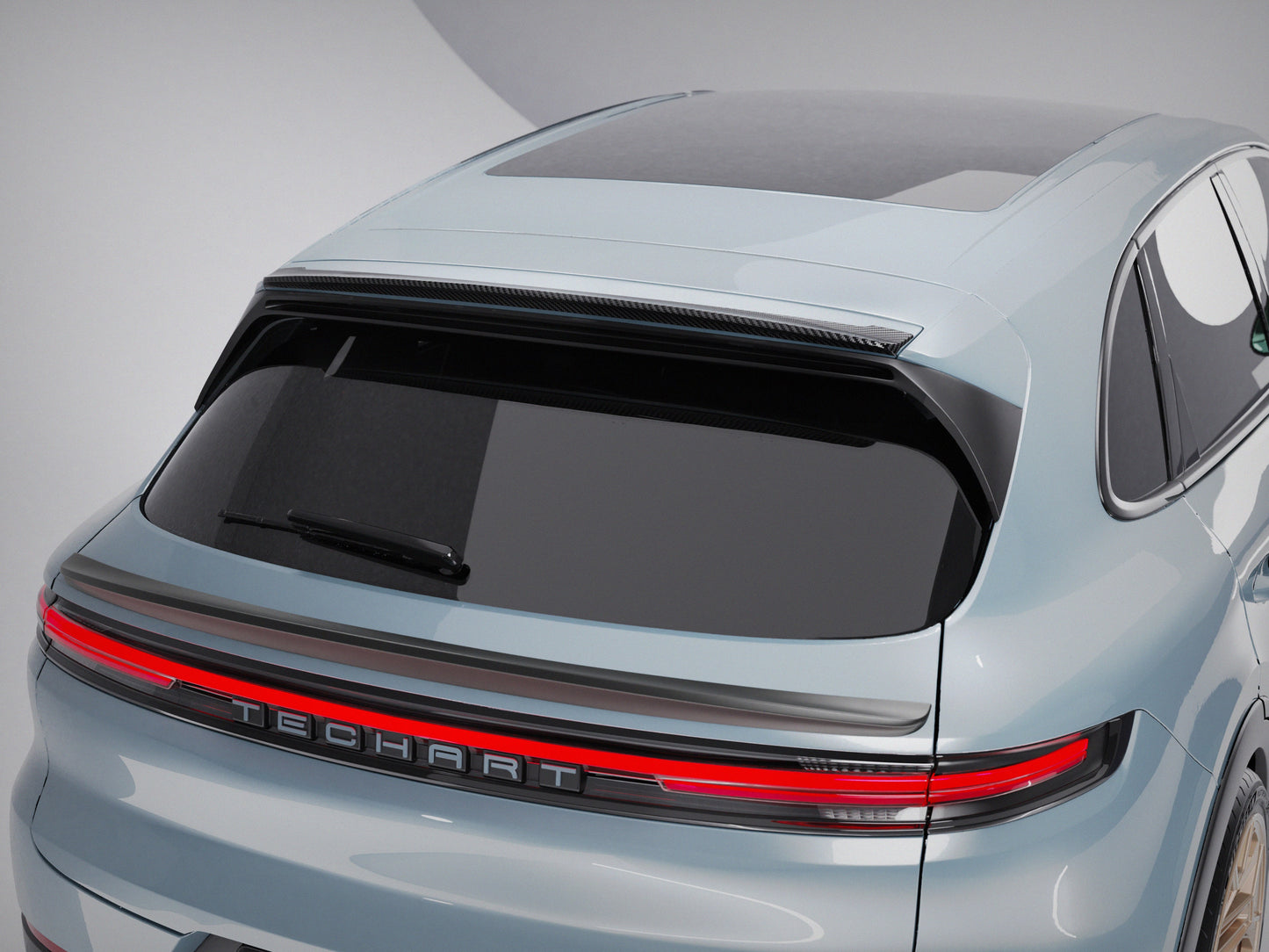 Porsche Cayenne Turbo E3 not Coupé Carbon Roof Spoiler