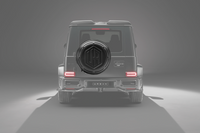 Mercedes W465 G-Wagon Aerokit / Widetrack UA Icon Rear Wheel Carrier - Visual Carbon Fibre