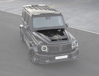Mercedes W463A G-Wagon Softkit / Widetrack Vented Bullnose Bonnet - Full Visual Carbon Fibre (Body Colour / Visual Vents Available upon request)