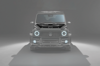 Mercedes W465 G-Wagon Aerokit / Widetrack Vented Bullnose Bonnet with Urban Emblem - Body Colour with Visual Carbon Fibre Vents