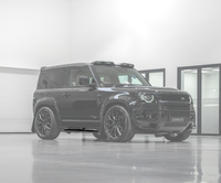 Defender L663 90 Side Steps - Hex Finish