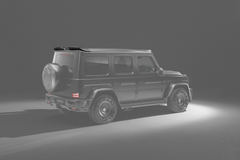 Mercedes W465 G-Wagon Aerokit / Widetrack Upper Rear Spoiler with Urban Emblem - Visual Carbon Fibre
