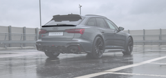 Audi C8 RS6 / RS7 Lower Rear Lip Spoiler - Visual Carbon Fibre