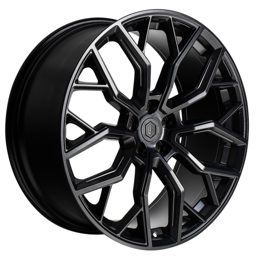 20" UC4 - 5x120 - ET42 - Satin Black - Front (T6.1)