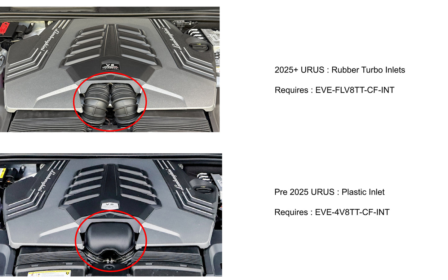 Aud/ Bentley/ Lamborghini/ Porsche 4.0 TFSI V8 Twin Turbo Intake