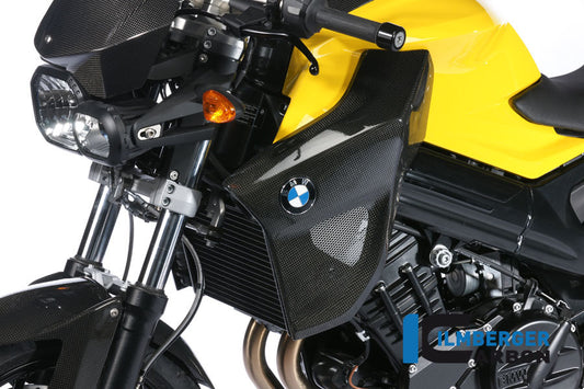 Water radiator cover left carbon