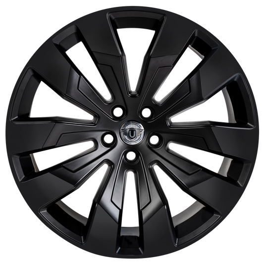 22" WX1 - 5x120 - ET35 - Satin Black - Front (L663)