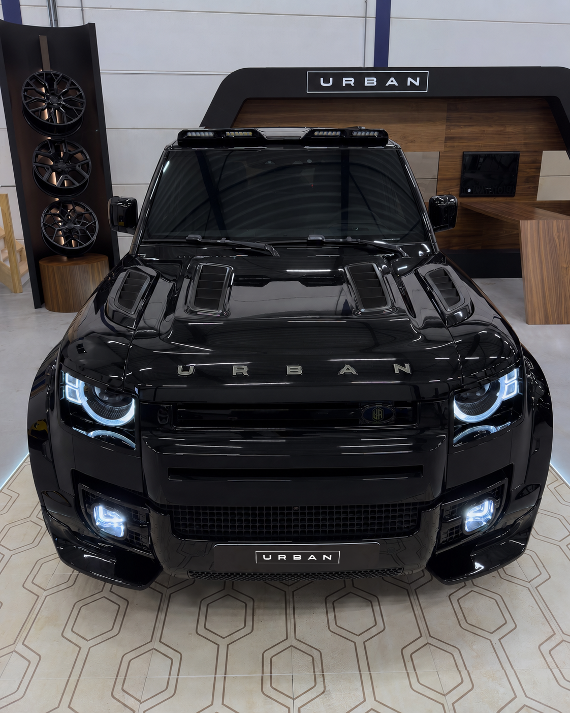 Defender L663 90/110/130 XRS Vented Carbon Fibre Bonnet - Non Visual Carbon