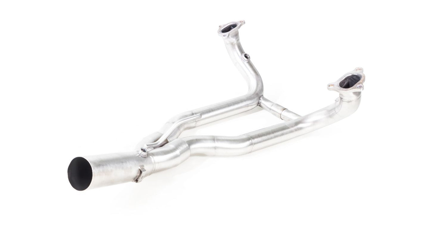 BMW R1250GS ab 2018, Edelstahl Stainless steel header (without cat)