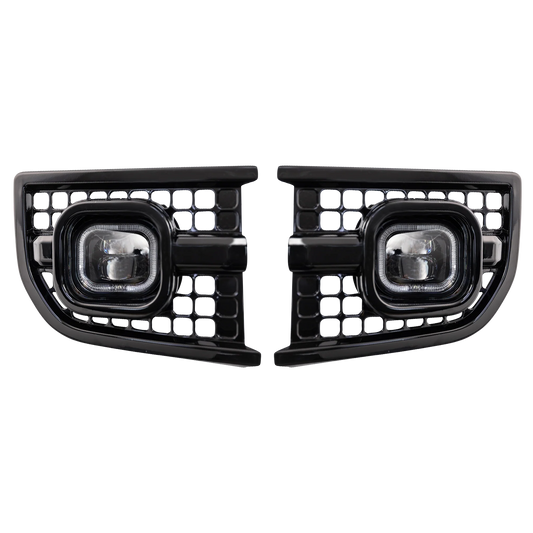 Land Rover Defender 90/110/130 URBAN Front DRL Intakes with Nolden DRL'S