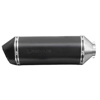 Honda CB 500 X Mod 17- OKAMI E OKAMI Slip On silencer, stainless steel matt
