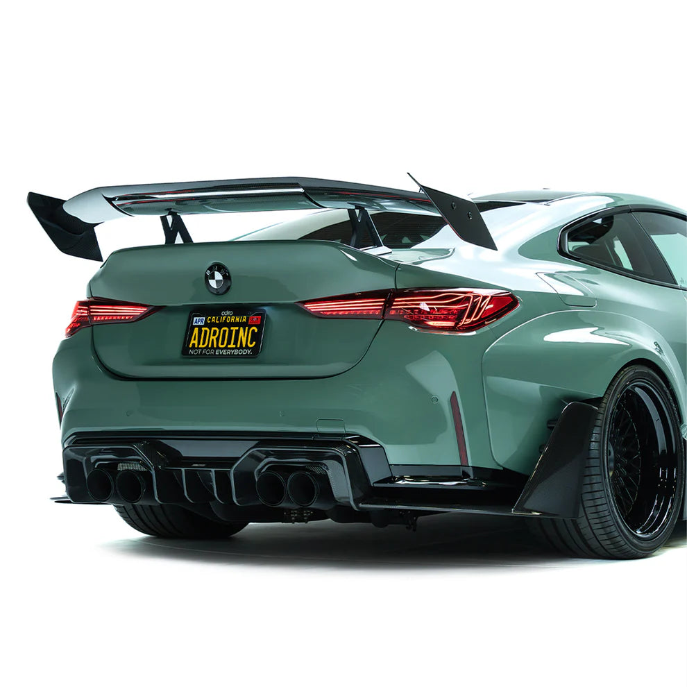 BMW G82 M4 AT-R3 Swan Neck Wing Flat
