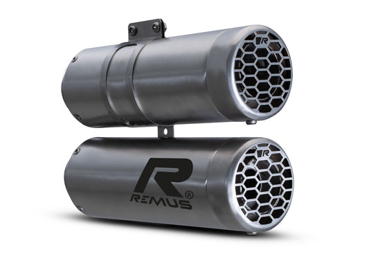 DOUBLE MESH for BMW R nine T (Euro 5) — Connection Tube + Silencer (#2)