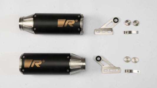 BoostR for Ducati Hypermotard 698 Mono / RVE — Connection Tube + Silencer (#1)