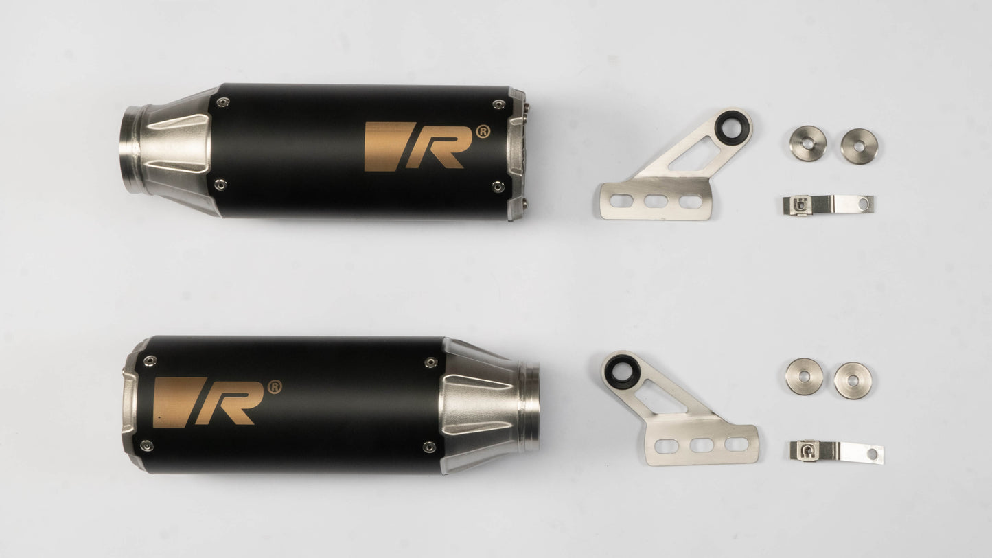 BoostR for Ducati Hypermotard 698 Mono / RVE — Connection Tube + Silencer (#2)