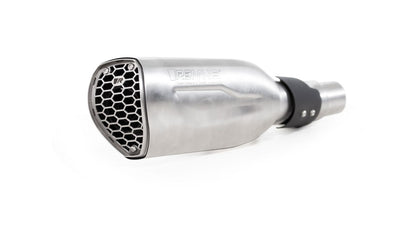 NXT Sport Exhaust for Ducati Monster 1200 S/R (Euro 4) — Connection Tube + Silencer Black (#2)