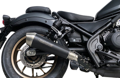 Powercone Exhaust for Honda CMX500 — Silencer Black (#2)