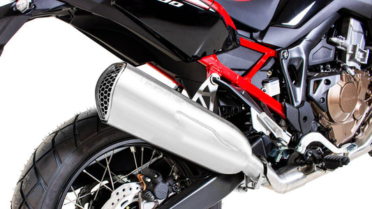 NXT for Honda CRF 1100L — Connection Tube + Silencer Black (#4)