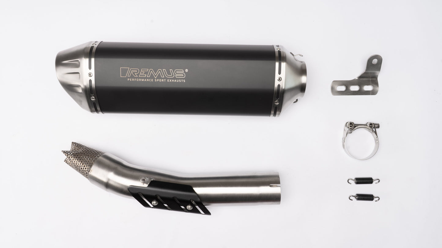 BLACK HAWK for Honda CB 1000 Hornet - Connection Tube Racing + Sport Silencer Racing