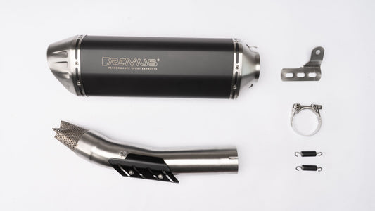 BLACK HAWK for Honda CB 1000 Hornet - Connection Tube Racing + Sport Silencer Racing