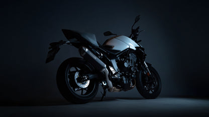 BLACK HAWK for Honda CB 1000 Hornet - Connection Tube + Sport Silencer Racing