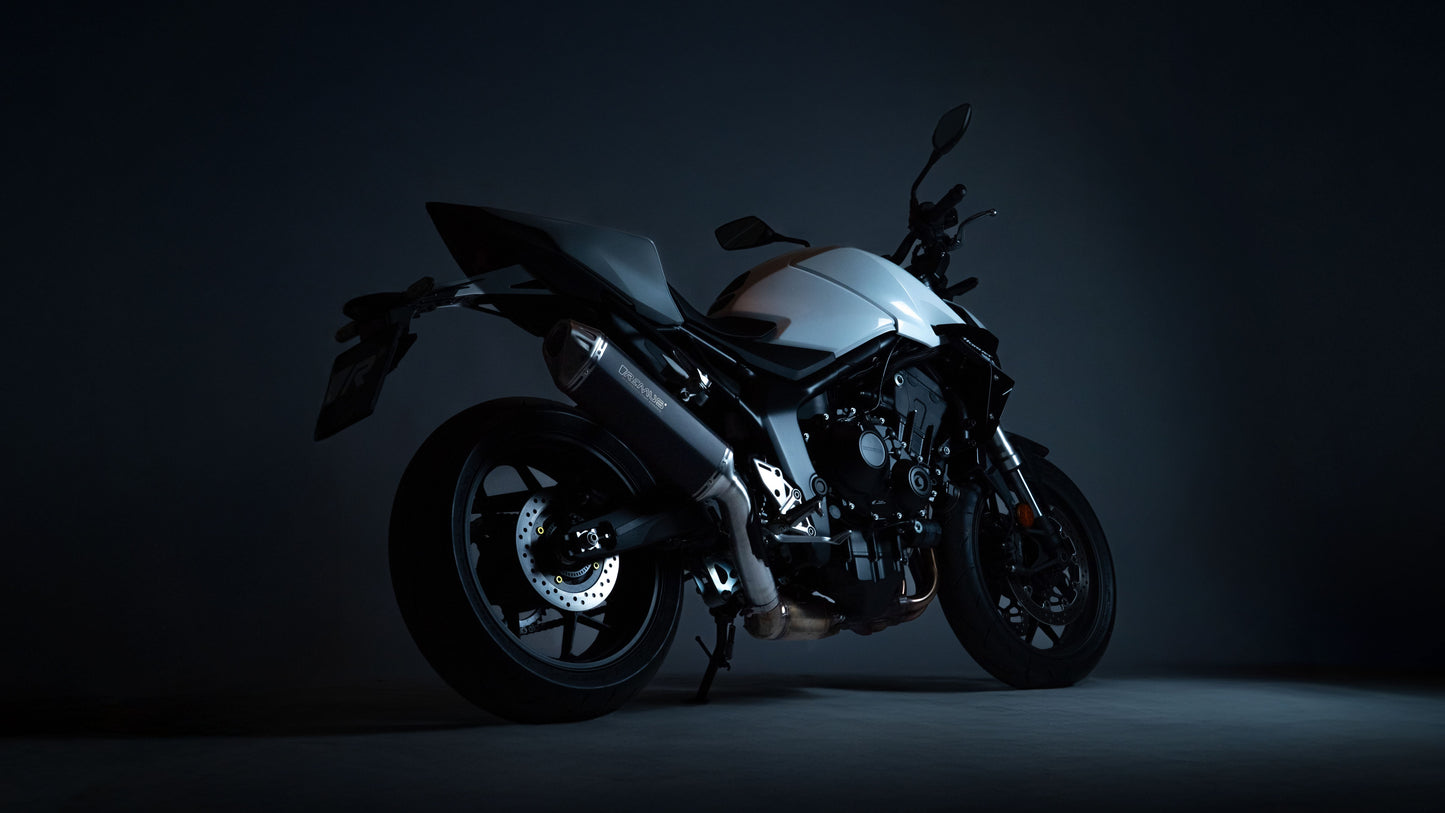 BLACK HAWK for Honda CB 1000 Hornet - Connection Tube + Sport Silencer
