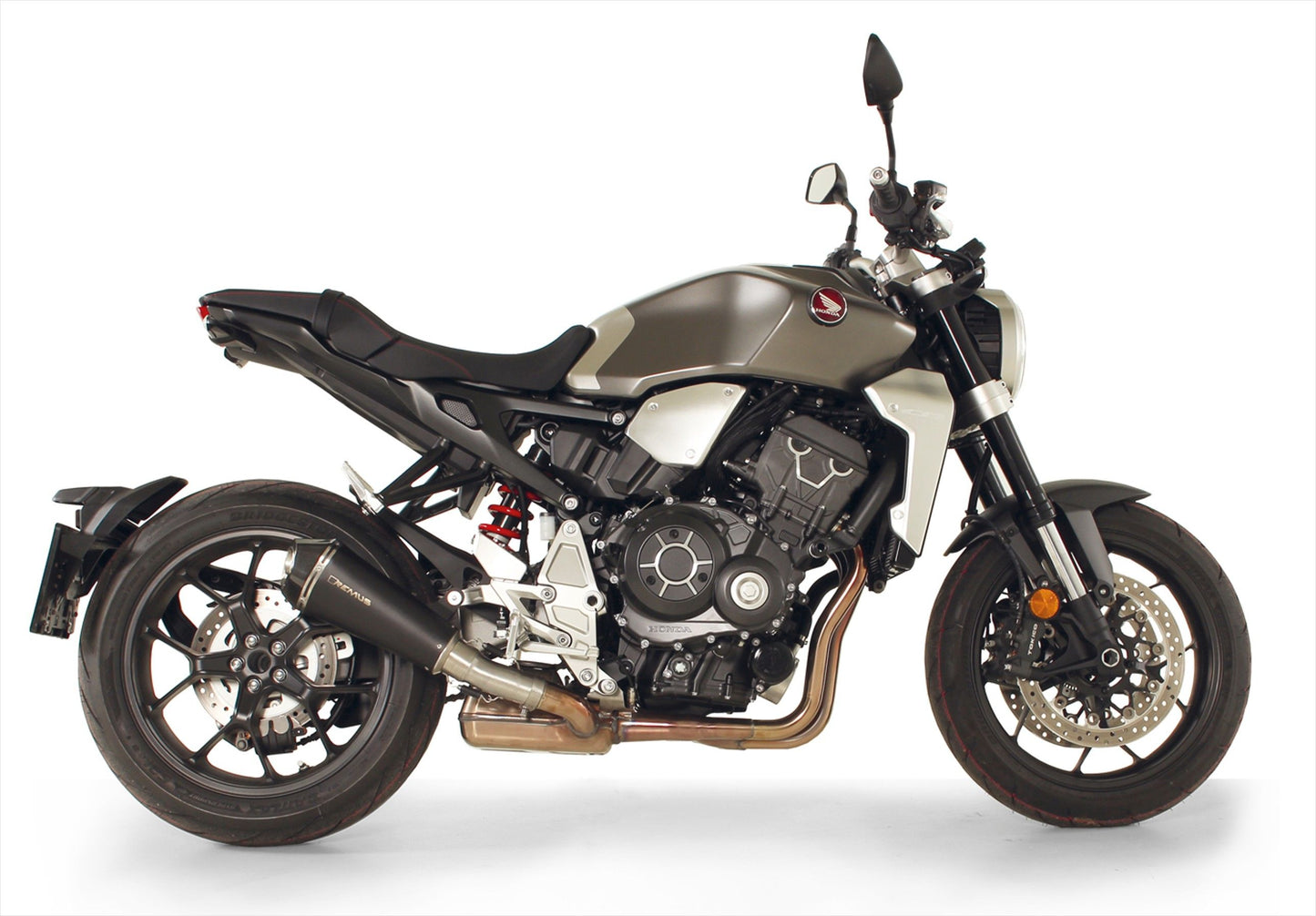 Hypercone Slip on Exhaust for Honda CB1000R — Silencer Black (#1)