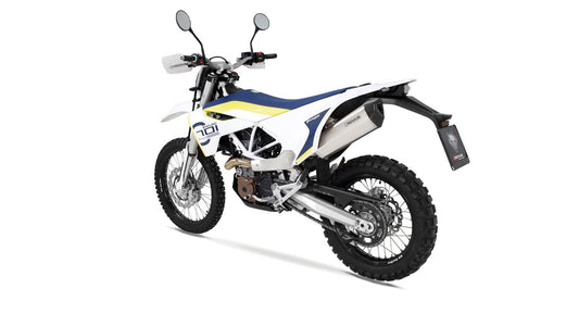 BLACK HAWK Slip on Exhaust for Husqvarna 701 Enduro & Supermoto — Silencer Matt