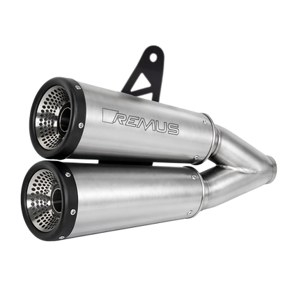 VERTICAL Slip On Exhaust for INDIAN FTR 1200 & 1200S — Silencer