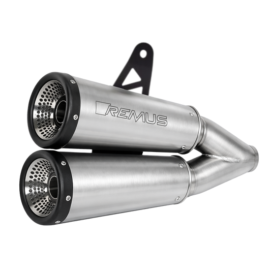 VERTICAL Slip On Exhaust for INDIAN FTR 1200 & 1200S — Silencer