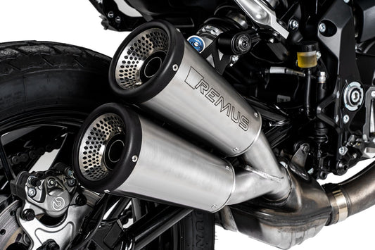 VERTICAL Slip On Exhaust for INDIAN FTR 1200 & 1200S — Racing