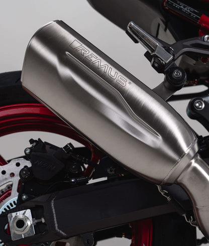 NXT Slip On Exhaust for KAWASAKI Ninja Z900 — Racing Black