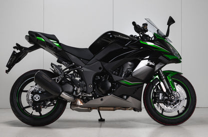 NXT Slip On Exhaust for KAWASAKI Ninja 1000SX — Silencer Black