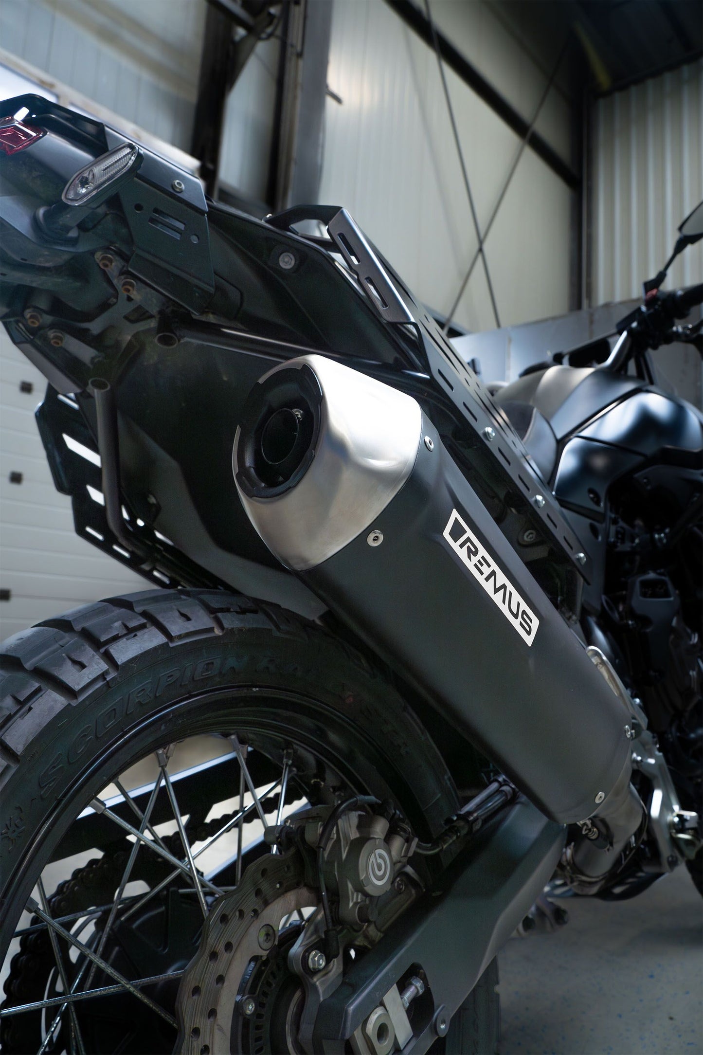 OFFROAD Slip On Exhaust for Ténéré 700 — Silencer Black (#2)