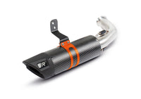 SPORT FLOW Slip on Exhaust for KTM 390 Adventure — Connection Tube + Racing Sport Silencer Carbon (#2)