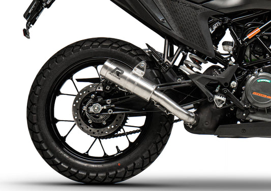 MESH Slip On Exhaust for KTM 390 Adventure — Connection Tube + Silencer (#2)