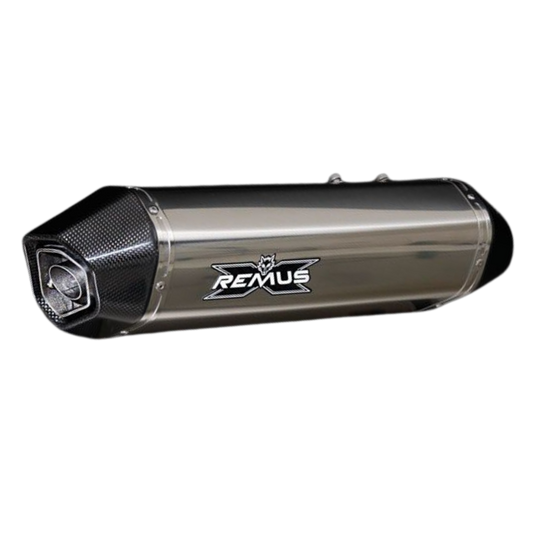 HEXACONE & BLACK HAWK - Slip On Exhaust for KTM 1050 Adventure & 1190 Adventure/R & 1290 Super Adventure — Racing + Silencer Carbon